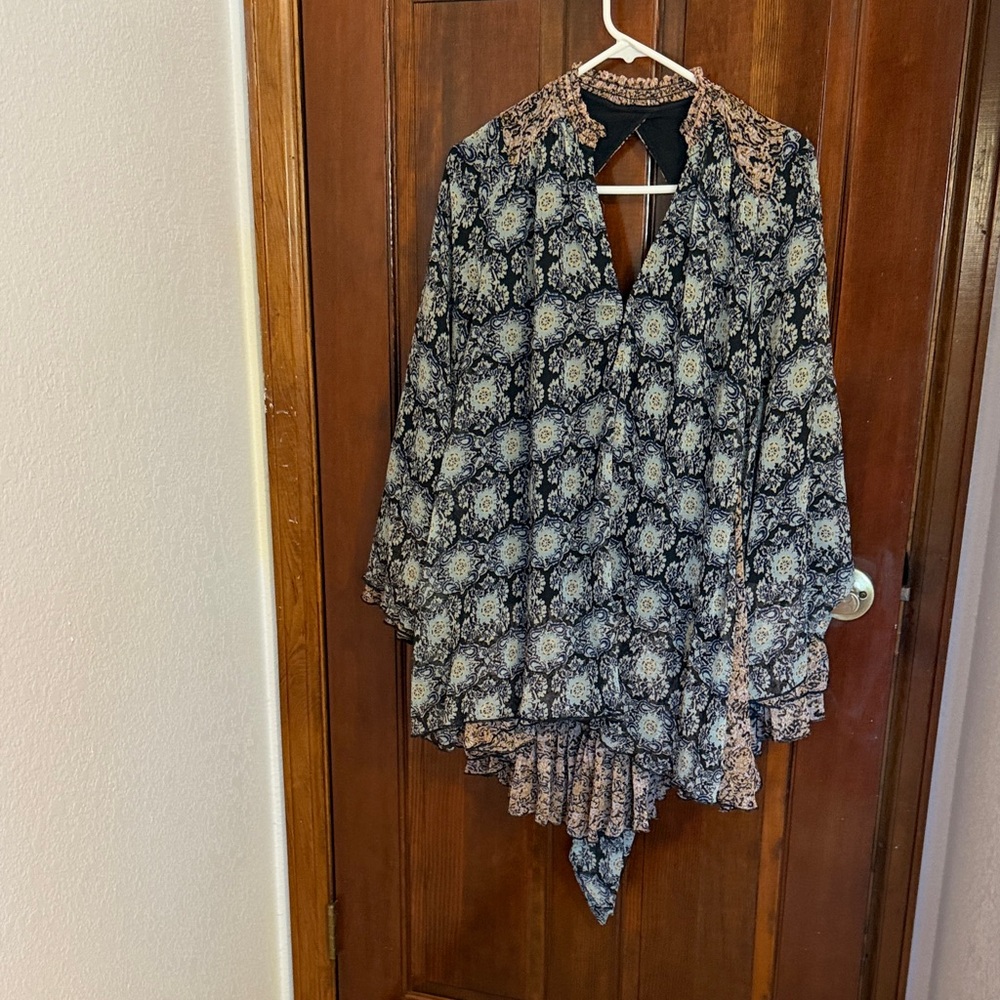 Free People Flowy Floral Dress